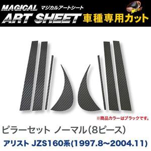 マジカルアートシート トヨタ アリストJZS160系 (97.8〜04.11) 4P×左右 ブラック