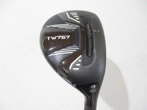 ホンマ ツアーワールド TW757 UT U4 21度 VIZARD 50(S) HC付 TW HONMA