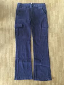 GOWEST stretch cargo pants ゴーウエスト ストレッチ カーゴ パンツ denim デニム jeans ジーンズ bootscut ブーツカットbiker バイカー