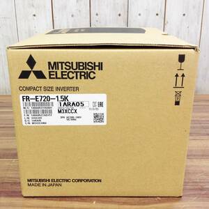 【AH-04687】新品未使用品 MITSUBISHI 三菱電機 インバータ FR-E720-1.5K 2023年製