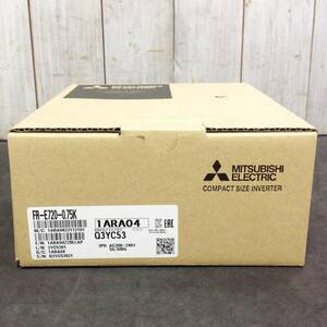 【AH-04947】新品未使用品 MITSUBISHI 三菱電機 インバータ FR-E720-0.75K 2023年製