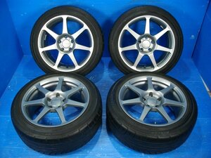 【H】BRIDGESTONE Prodrive GC-07J 17インチ 8.0J +43 5H PCD114.3 DUNLOP DIREZZA DZ101 215/50R17 2020年製 4本セット レヴォーグ など