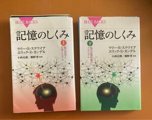 記憶のしくみ　上 ・下セット　　　　（ブルーバックス　Ｂ－１８４２） ラリー・Ｒ・スクワイア／著　エリック・Ｒ・カンデル／著　小