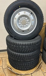 スタッドレスタイヤ ミライース 未使用 155/70R13 ヨコハマ iceGUARD iG60 社外スチールホイール 13ｘ4.0Ｂ 4Ｈ/100 45 ４本セット 