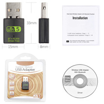 2in1 無線LAN 子機 WiFi+Bluetooth5.0 USBアダプター 2.4Ghz/5GHz_画像7