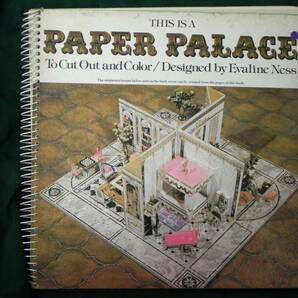 古書 THIS IS A PAPER PALACE Evaline Ness/エヴァリン・ネス ペーパークラフトブック インテリア ミニチュア ドールハウスの画像1