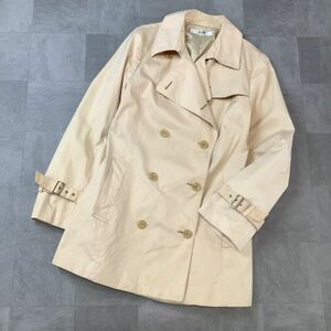  beautiful goods 23 district trench coat lady's large size 46 XXXL pink beige spring coat 