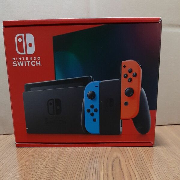Nintendo Switch Joy-Con(L)ネオンブルー/(R)ネオンレッド　の箱　スイッチの箱　外箱空箱のみ　本体なし　