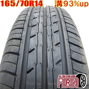 中古タイヤ 165/70r14 タイヤ YOKOHAMA BluEarth Es ES32 1本 単品 アクア スペイド パッソ ヴィッツ 中古 14インチ