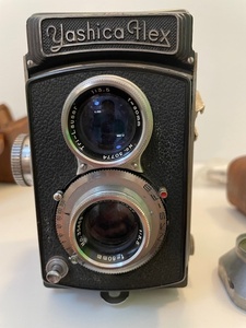 Yashica flex ヤシカフレックス 二眼レフ フィルムカメラ 動作未確認 ジャンク レトロ 