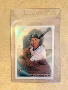 topps chrome 2010 ジャンカルロ スタントン auto Stanton ヤンキース 直筆サインカード