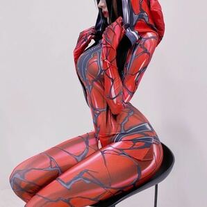 最新作【8507】Msize 超sexy 3Dプリント レオタード 全身 ボディースーツ レディース コスプレ仮装 撮影 スパイダーマン オープンクロッチの画像6