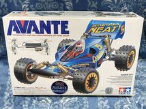 即決 タミヤ 1/10 RC アバンテ AVANTE 2011 組立キット 初版 初回限定 Tシャツ付き 4WD レーシングバギー 未組立 希少 絶版_画像1