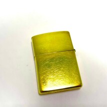 ZIPPO　ジッポー ジッポ 　SOLID BRASS ソリッドブラス　オイルライター 喫煙具 ゴールドカラー_画像3