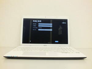 FUJITSU 富士通 LIFEBOOK AH40/R FMVA40RWJ ノートパソコン 激安1円スタート