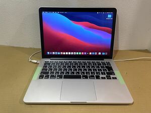 MacBook Pro A1502 (Retina 13-inch、Early 2015) i5-5257U 2.7GHz/メモリ16GB/SSDなし/画面難あり・バッテリーなし【パーツ取りジャンク】