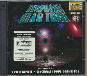 CD●SYMPHONIC STAR TREK カンゼル、シンシナティ・ポップス・オーケストラ 輸入盤　PC GAME DEMO付