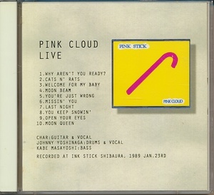 2枚組CD●PINK CLOUD LIVE PINK STICK / INK CLOUD Char