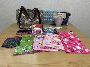 サンリオ ハローキティ プチタオル＊レターセット＊ 花瓶＊バッグ ＊ポーチ＊巾着＊ポケットティッシュカバー＊TWEETY＆Kittyノート