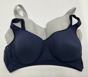 CR12112 IB⑤[ special price ] new goods large brassiere 10L 2 sheets navy non wire mold cup mesh with translation lady's 