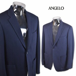 30％OFF【アンジェロ】メンズ ジャケット M(46) 紺 31-4103-04-49 ANGELO 春夏用 テーラード カジュアル おしゃれ かっこいい 高級素材 @