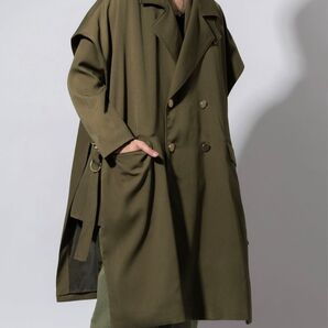 Adoon plain【Oversized gold button gilet】/オーバーサイズ金ボタンジレ