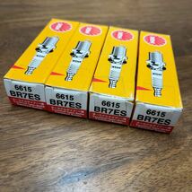 MB-1898★クリックポスト(全国一律送料185円) NGK スパークプラグ 6615 BR7ES ×4本 SPARK PLUG M-2/②_画像2