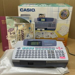 TA-320☆100サイズ【 CASIO/カシオ】POST LAND/ポストランド/ハガキカラー プリンター/HV-200L 通電確認済み