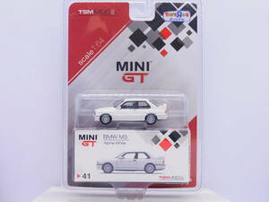 ☆ MINI GT BMW M3 アルピンホワイト LHD　E30 1/64 トイザラス限定 TSM MODEL ☆