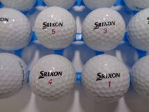 [6223A9] スリクソン ゼットスター エックスブイ SRIXON Z・STAR XV 年式色々 白 30球 ロストボール 【中古】_画像1