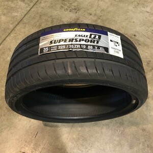 収納袋付 送料無料 新品 4本セット (MP0292.8) 225/35R19 88Y GOODYEAR EAG F1 SUPERSPORT XL FP 2020年以降製造 225/35/19 夏タイヤ