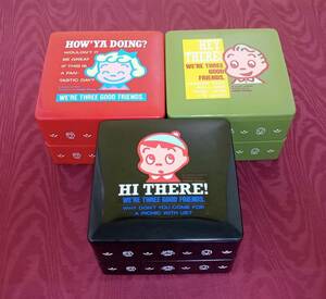 [ Mister Donut . рисовое поле . ланч box 3. комплект ] герой Novelty [B4-3-3]0208