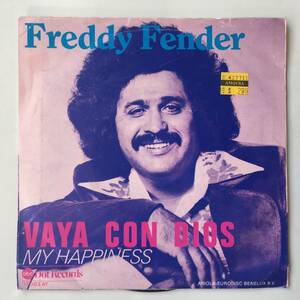 2422●Freddy Fender - Vaya Con Dios / My Happiness / フレディ・フェンダー / 17003 AT / 1976年 Netherlands / 7inch EP アナログ