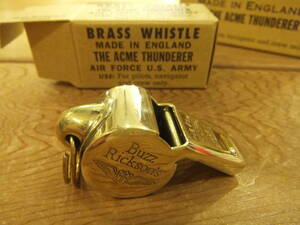 東洋バズリクソンズ正規店 BR02763 英国製ブラス・ホイッスル[真鍮製＝ゴールド色]新品です！ ※他社のA-2にもぜひ