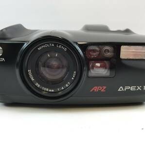 ☆ミノルタ Minolta APEX105 QUARTZ DATE コンパクト フィルムカメラ カバー付き  ♯198008-13の画像2