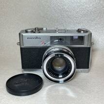 W3-2）MINOLTA HI-MATIC-7s フィルムカメラ レンジファインダー ROKKOR-PF 1:1.8 45mm （123）_画像1