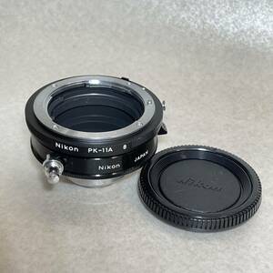 9-278）ニコン純正 Nikon F→C マウントアダプター/ Nikon PK-11A 8 接写リング 