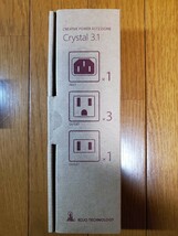 《№842》KOJO（光城精工）電源タップ Ｃｒｙｓｔａｌ３．１（クリスタル3.1）3Pが3口と2Pが1口 元箱と保証書付属 ☆未使用に近い☆_画像8