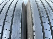 2022年 DUNLOP 225/80R17.5 123/122L DECTES SP122 夏トラックタイヤ6本セット、8.42mm前後_画像4