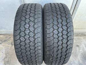 COODYEAR 255/60R20 WRANGLER バリ山夏2本、2020年と2021年、10.51mm