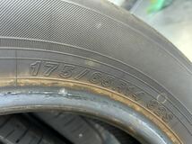 YOKOHAMA 175/65R14 ECOS ES31 バリ山サマタイヤ4本セット、2020年、7.04mm前後_画像7