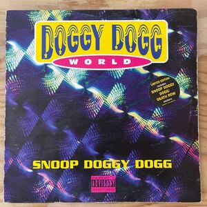 スヌープドッグ/ステッカー付/SNOOP DOGG(SNOOP DOGGY DOG)/DOGGY DOGG WORLD/レコード/中古/DJ/CLUB/HIPHOP