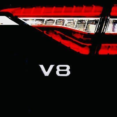 V8 エンブレム ステッカー カスタム デカール メッキ調 エディション Custom Edition turbo 外装 文字 gt rs ターボ チャージャ 車外 汎用