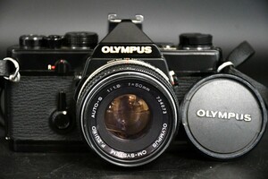 NY2-172【現状品】OLYMPUS　OM-1　オリンパス　フィルムカメラ　一眼レフカメラ　レンズ　1：1.8　f＝50㎜　簡易動作確認済　中古品