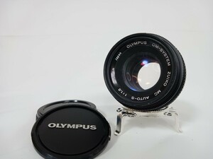 OLYMPUS オリンパス OM-SYSTEM ZUIKO MC AUTO-S f/1.8 50mm 一眼レフフィルムカメラ レンズ　K26