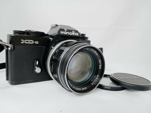 MINOLTA ミノルタ XD-S MC ROKKOR-PF 58mm f/1.4 一眼レフ フィルムカメラ ブラックボディ　S17