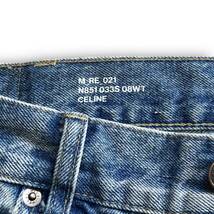 CELINE by Hedi Slimane ウォッシュ デストロイド デニムパンツ 22AW N851033S / ウェスリージーンズ 31 セリーヌ バイ エディスリマン_画像7