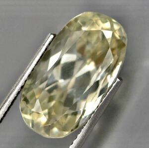 ☆大粒☆ 非加熱 天然イエロークンツァイト 10.60 Ct カラット