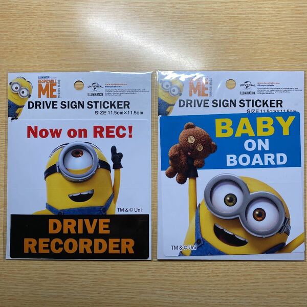 新品　ミニオンステッカー☆Minion sticker2点セット