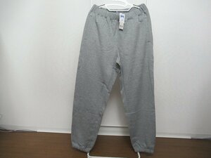 O.UNIQLO/ユニクロ スウェットパンツ Sz.L メンズ COTTON USA グレー大きいサイズ 未使用品